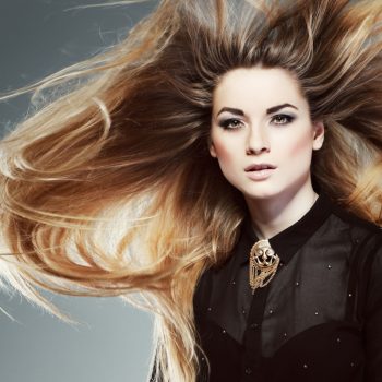 A photo of beautiful girl is in fashion style, glamour